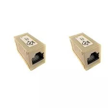 Cable De Red Ethernet Cat (paquete 2) Acoplador En Línea Bli