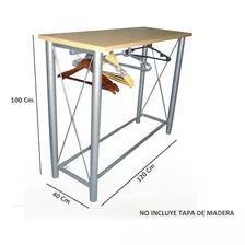 Perchero Mostrador Reforzado - Isla De Exhibición (sin Tapa)