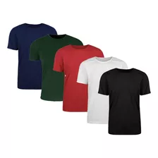 Kit 12 Camisetas Masculinas Básicas Lisa Poliéster Premium 