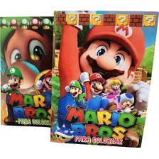 Mario Bross Libro Para Colorear Peach Luigi Volumen 5 Y 6