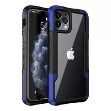 Carcasa Antigople Para iPhone 12 Pro Max (negro/ Rojo/ Azul)