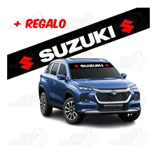 Sticker Franja Adhesiva Parabrisas Suzuki 140x20cm + Regalo