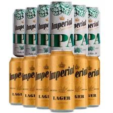 Cerveza Imperial Lager + Ipa Doble Lupulo Lata 473ml