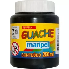 Tinta Guache 250ml Preto (67897731141127)