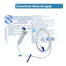 10 Equipos Venoclisis Microgotero Con Sistema Libre De Aguja