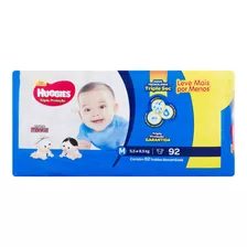 Fraldas Huggies Tripla Proteção M Com 92 Unidades