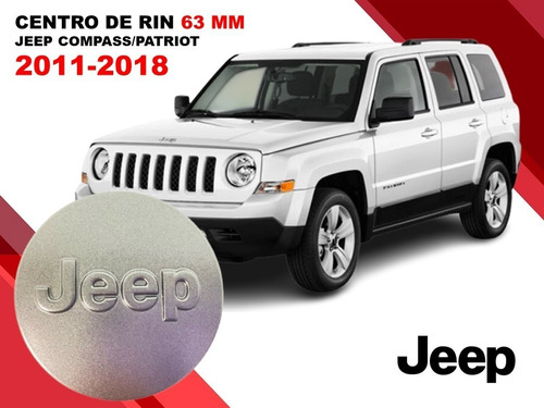 Centro De Rin Jeep Compass/patriot 2011-2018 Gris 63 Mm Foto 2