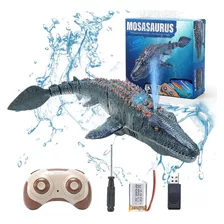 Dinosaurio Mosasaurus Control Remoto Buceo Rc Boat Barco 2.4