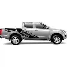 Adhesivo Fango Chevrolet D-max Largo.