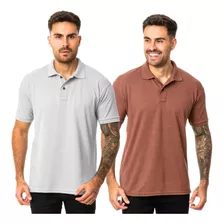 Kit 2 Camisas Masculinas Polo Piquet Alta Qualidade