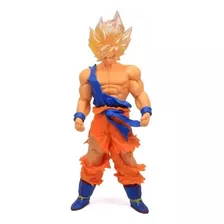 Boneco Dragon Ball Z Goku Super Saiyajin Enfeite 18cm