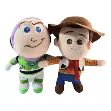 Kit 02 Bonecos Pelúcia Musica: 1toy Story Buzz+1xerife Woody