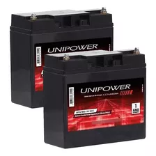 2bateria Unipower 12v - 18ah Up12180 P/ Nobreaks, Telecom