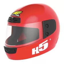 Casco Para Moto Integral Halcon H5 Negro Talle Xl 62cm