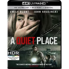  Um Lugar Silencioso - 4k Ultra Hd + Blu-ray Dub Leg Lacrado