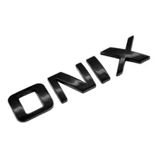 Emblema Black Piano Gm Onix Joy Plus Active 1.0 1.4 Traseiro