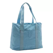 Bolsa Feminina Sacola Grande Ombro Versátil Passeio Dia Dia Cor Azul