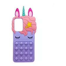 Carcasa Antishock Top Silicon Unicornio Para El Samsung A72