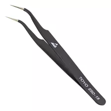 Pinza Antiestática Punta Curva Esd-15 Toyo