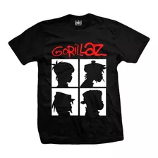 Remera Gorillaz Plastic 