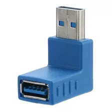 Usb 3.0 Cabo De Extensão Fêmea 90 Graus Direito