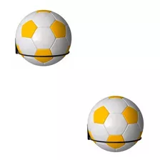 Kit Com 2 Suporte De Aço 16x16 P/bola Futebol Basquete Vôlei