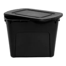 Contenedor De Plastico Eco Box 80 Lts Negro Ecobox