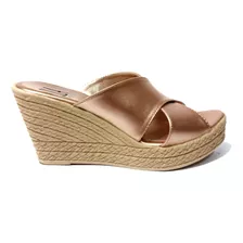 Sandalia De Mujer Taco Chino Plataforma Comodas Livianas 