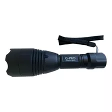 Linterna Led G-pro C8 Con Zoom - Luz Blanca- Con Accesorios 