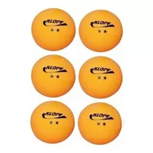 Kit 6 Bolinhas Ping Pong Tênis De Mesa 2 Estrelas Klopf