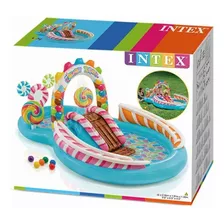 Piscina Infantil Con Tobogan Intex 