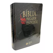 Bíblia Do Pregador Pentecostal Letra Extragigante Preta Luxo