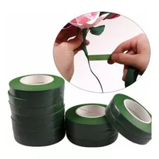 Kit 24 Fitas Floral Verde Para Artesanato Arranjo