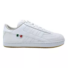 Tenis De Futbol Rápido Con Suela Liga Halcón 507 Piel Blanco