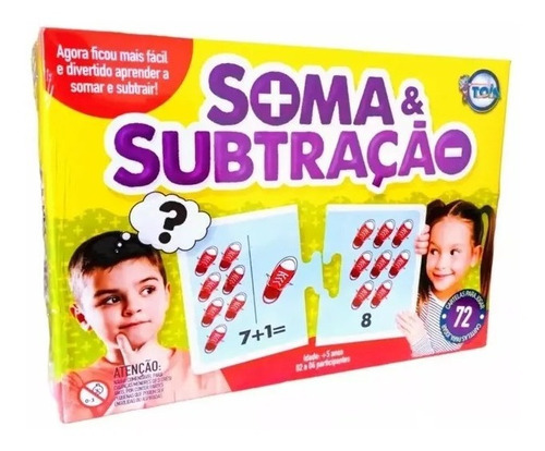 Jogo Educativo Tabuada Divertida Com 160 Peças - Tóia