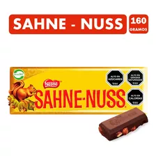 Chocolate Sahne Nuss Con Almendras De Nestlé (barra 160 Gr)