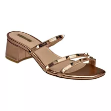 Zapatilla Abierta Tacón Ancho De 4.5 Cm, Mujer Efe, 226603