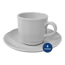 Juego Set X 6 Taza Café Con Plato Verbano Provenza