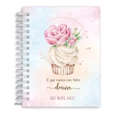 Agenda De Entregas Da Confeiteira Aquarela Delicado Cupcake