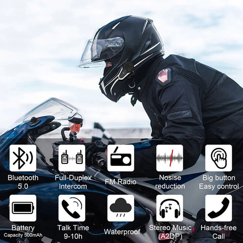 Intercomunicador Para Motocicletas Bts3 Foto 3