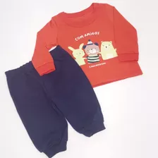 Conjunto Bebê Camiseta Meia Estação Menino Malwee Kids Pmg