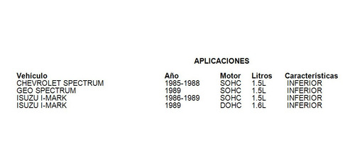 Rotula Inferior Geo Spectrum 1989 1.5l Foto 2