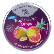 Bala Sugar Free Tropical Fruit Drops Cavendish & Harvey 175g