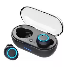 Fone De Ouvido Bluetooth Tws - Y50 - Preto/azul (nf)