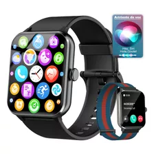 1.85'' Reloj Inteligente Hombre Smart Watch Asistente De Voz