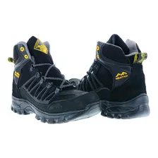 Botin Para Hombre Industrial Trabajo Erez Negro