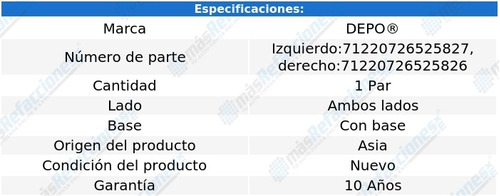 Par Faros Delanteros C/base Foco Intercamb Nissan D21 94-08 Foto 4