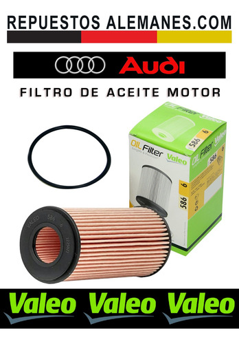 Filtro Aceite Motor Audi A1 A3 A4 A5 A6 A7 A8 Q2 Q3 Q5 Q7 Tt Foto 3