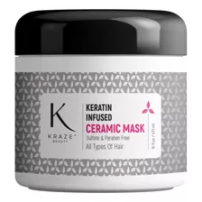 Kraze Beauty Mascarilla Capilar De Queratina De Ceramica, Tr