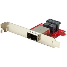 Adaptador Minisas Dual Sff8643 A Sff8644 Con Soportes De Per